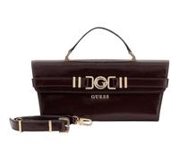 GUESS Cirene Top Handle Flap Bag Burgundy
