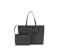 Guess Handtasche mit Label-Applikation Modell 'POWER PLAY' in Anthrazit, Größe 1