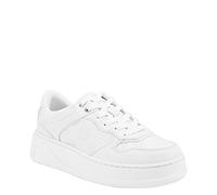 Guess Cleva Damen-Sneaker, Weiss/opulenter Garten, 39.5 EU