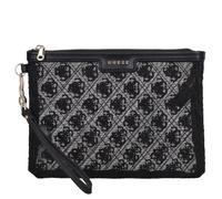 Guess Clutch Kosmetiktasche Flat Top Zip black
