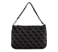 Guess Handtasche Flat Pouch – Coal Logo dunkelgrau – T/U