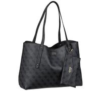 Guess Shopper Brenton 45 cm Lederimitat Damen Coal-Logo