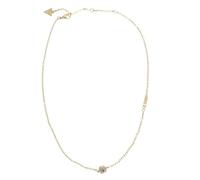 Guess Damenhalskette CALYPSO – Edelstahl, Kristall, Gelbgold – Einheitsgröße