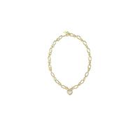 Guess JUBN04023JWYG Damen-Kette Herz-Schloss Goldfarben
