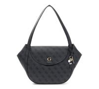 GUESS Coleen Logo Flap Shoulder Bag Coal Logo