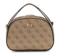 GUESS Coleen Logo Top Zip Crossbody Latte Logo