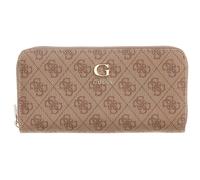 GUESS Coleen Logo Zip Around Wallet L Latte Logo