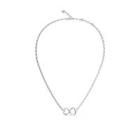 Guess Collier Damen JUBN04616JWRHT-U mit silbernem Herz, Kristall