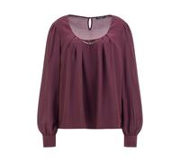 GUESS Cora Ls Chain Blouse Regal Plum Größe: 38 | Blusen Outlet | Damen | Magenta