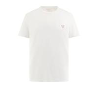 Guess Jeans T-Shirt Mini Triangle Kurzarm Herren Weiß Größe S