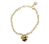 GUESS Crazy In Love Heart Bracelet S Yellow Gold
