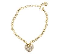 GUESS Damen-Armband Multi Heart Pavée Goldfarben 19,5 cm JUBB05214JWYGS