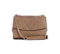 GUESS Cresidia Convertible Xbody Flap Dark Taupe