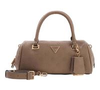 GUESS Cresidia II Box Satchel Dark Taupe Logo