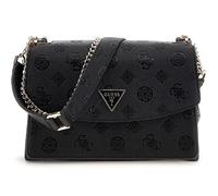 GUESS Cresidia II Convertible Xbody Flap Bag Black Logo
