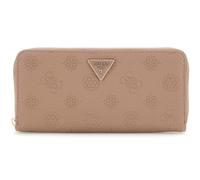 Guess Geldbörse Cresidia II SLG Large Zip-Around Dark Taupe Logo