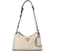 GUESS Cresidia II Top Zip Shoulder Bag Cream White Logo