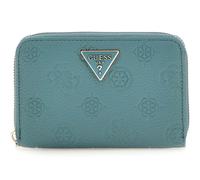 GUESS Cresidia SLG Zip Around Wallet M Teal