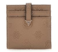 GUESS Cresidia Tab Card Case Dark Taupe