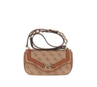 Guess Umhängetasche mit Label-Detail Modell 'DEA' in Hellbraun, Größe 1