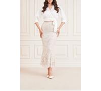 GUESS Crystaembroidered Crystal Buffy Mini Skirt Combo Größe: 36 | Midiröcke Outlet | Damen | Braun