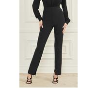 GUESS Dallas Straight Pant Jet Black Größe: XL | Straight Jeans Outlet | Damen | Schwarz