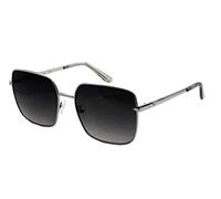 GUESS Damen 0 Sonnenbrille, shiny light nickeltin, 56
