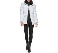 GUESS Damen 22omp214 Übergangsjacke, Weiss/opulenter Garten, S