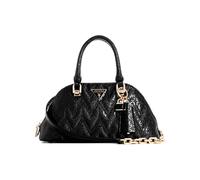 GUESS Damen Adelard Dome Satchel Ranzen, Schwarz