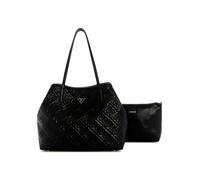 GUESS Damen Adelasia 2 in 1 Tote 2-in-1-Tragetasche, Schultertasche, Schwarz