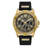 GUESS Damen Analog Japanisches Quarzwerk Uhr mit Silikon Armband U1132G1