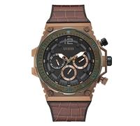 GUESS Damen Analog Quarz Uhr mit Leder Armband GW0326G2