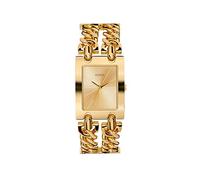 Guess Damen Uhr W1117L2 Heavy Metal, Analog, Edelstahlarmband, Gold One Size