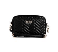 GUESS Damen Anning Kamera Umhängetasche, Schwarz