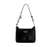 GUESS Damen Anning Shoulder Bag Umhängetasche, Schwarz