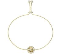 GUESS Damen-Armband aus der Kollektion G Crystal, aus Stahl, Farbe Gelbgold, Maße: 10 mm, Artikelnummer: JUBB05447JWYGT/U.