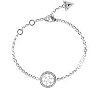 GUESS Damen-Armband aus der Kollektion Life in 4G. Das Schmuckstück ist aus Stahl gefertigt. Farbe: Silber. Die Referenz lautet JUBB02137JWRHL, Legierter Stahl