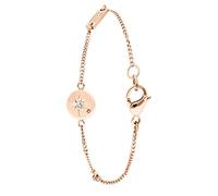 GUESS - Damen Armband aus rosévergoldetem Edelstahl Wanderlust - Armband - Stahl - Roségold legiert - 18.5 cm - Nickelfrei
