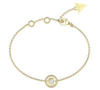GUESS Damen-Armband Coin Pave Goldfarben S JUBB05555JWYGS