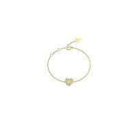 GUESS Damen-Armband Herz Pave Goldfarben S JUBB05461JWYGS
