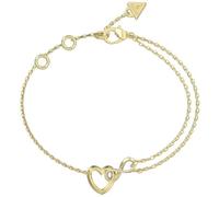 GUESS Damen-Armband Infinity Herz Goldfarben S JUBB05531JWYGS