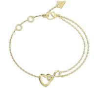 GUESS Damen-Armband Infinity Herz Goldfarben S JUBB05531JWYGS
