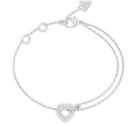 GUESS Damen-Armband Infinity Herz Kristall S JUBB05534JWRHS