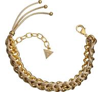 Guess Damen Armband Metall Stoff 16.0 cm UBB11409