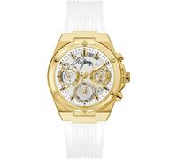 Guess Damen Armbanduhr 39 mm Armband Silikon GW0409L2