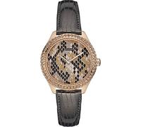 Guess Damen-Armbanduhr W0626L2 - Quarz, Lederband, 36 mm - Rosegold