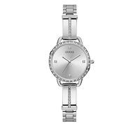Guess Armbanduhr Bellini GW0022L1 Damen 30 mm Mineralglas silberfarbenes Edelstahlarmband 3 Bar