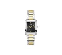 Guess Damen-Armbanduhr Bonnie GW0876L3 – analog, schwarzes Zifferblatt, Edelstahl bicolor