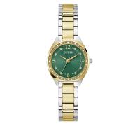 Guess Damen-Armbanduhr Charlotte Bicolor 30mm mit Edelstahlarmband & 1 bar Wasserschutz - GW0767L4