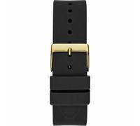 Guess Damen Armbanduhr Cubed schwarz, gold 40 mm GW0665L1